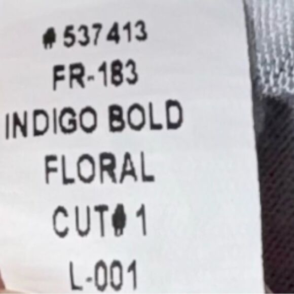 Isabel Maternity by Ingrid & Isabel Dress Maternity Indigo Blue Floral Maxi - XS - Picture 9 of 16